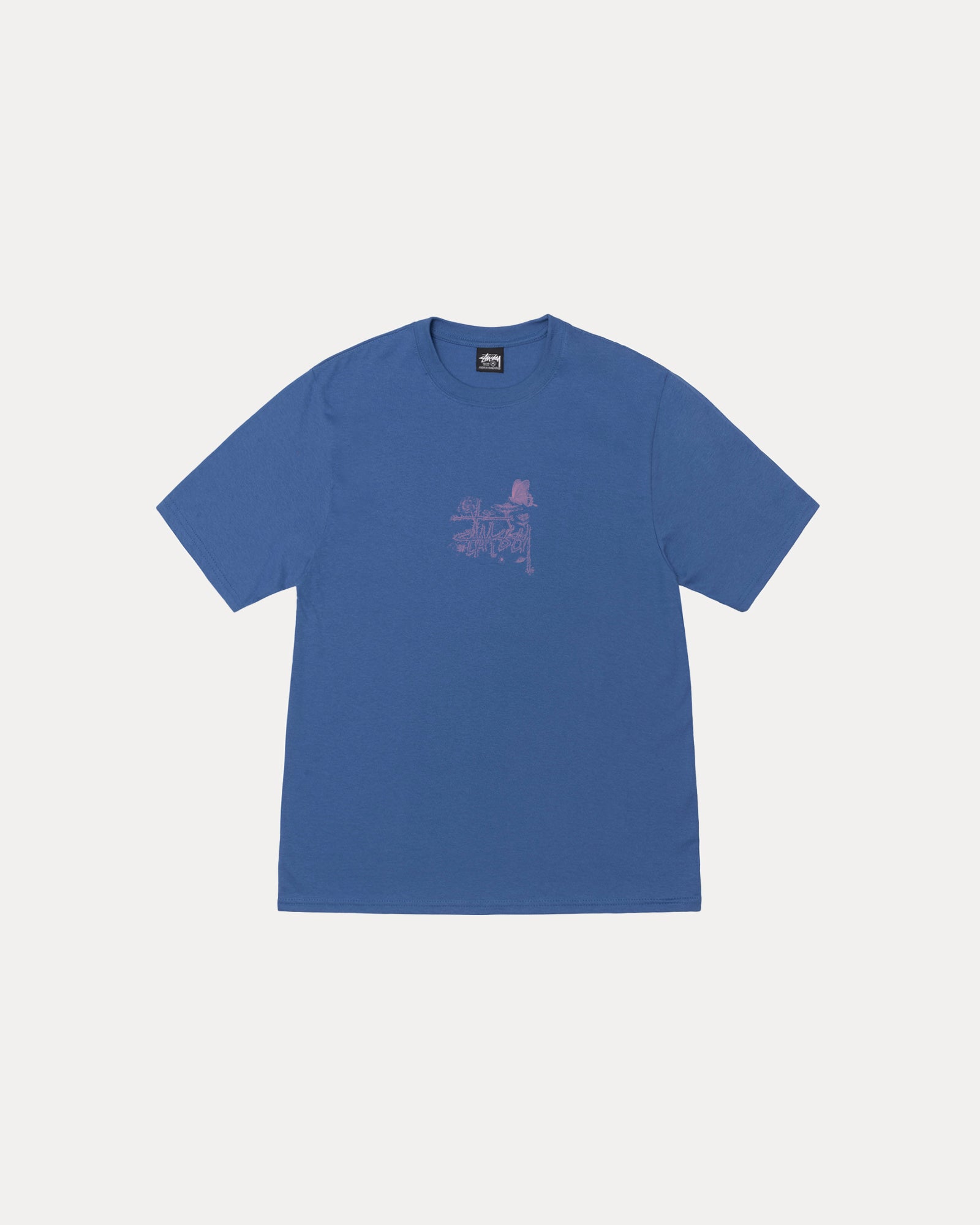 1905109 In Bloom Tee Blue - Stylish Floral Print Women's T-Shirt for Casual Wear & Summer Outfits