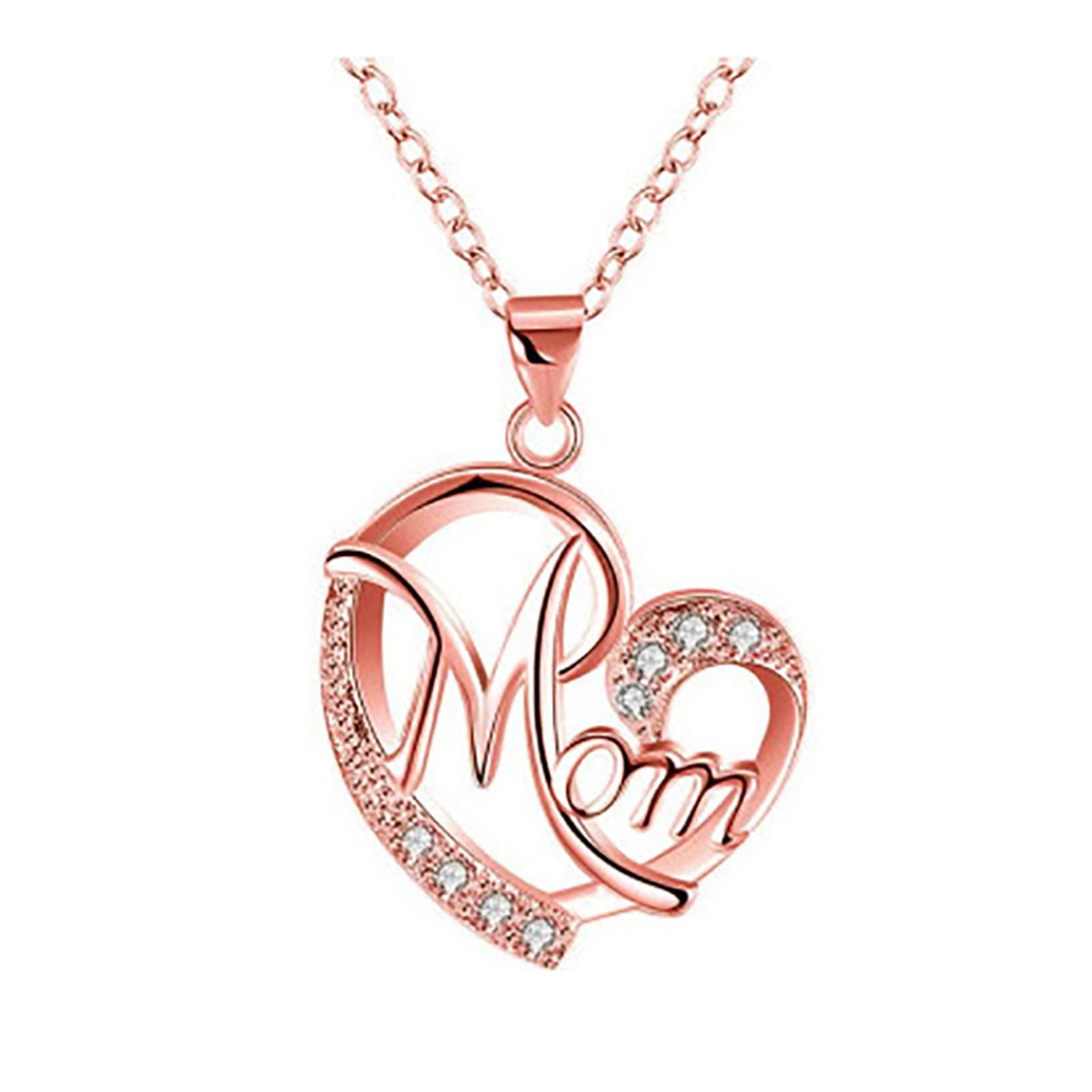 Elegant Heart Pendant Necklace for Women - Perfect Mother's Day, Birthday & Valentine's Gift - Romantic Jewelry for Her - Ideal for Date Nights, Anniversaries & Special Occasions