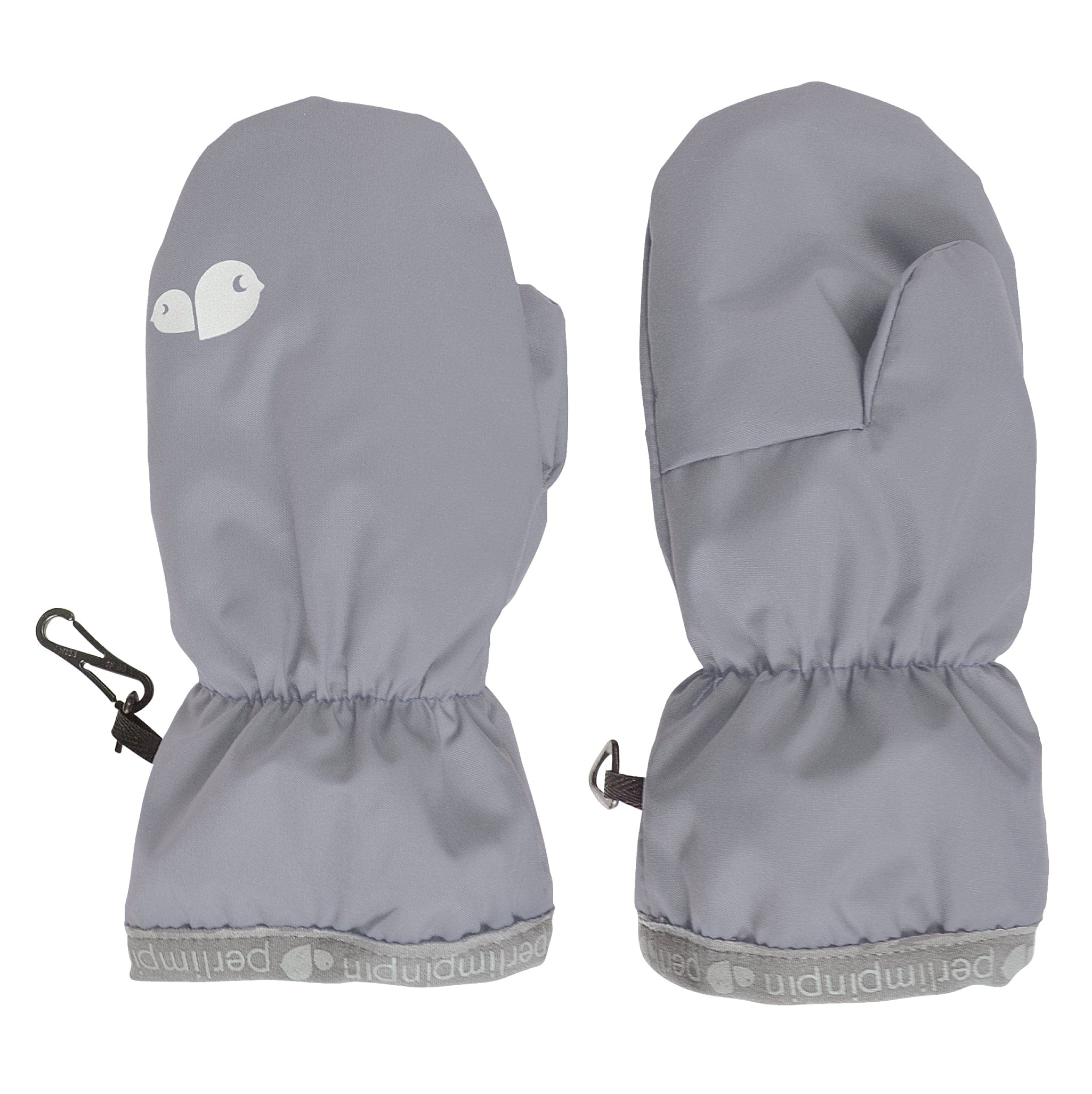Premium Gray Winter Mittens for Men & Women - Warm Knitted Gloves for Cold Weather, Outdoor Activities, Skiing & Snowboarding