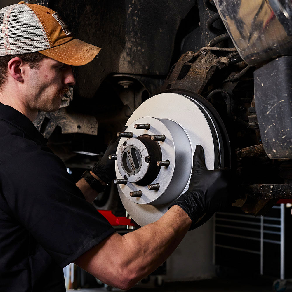 Doc's Diesel Chevrolet/GMC 6.6L Duramax High Carbon Rear Brake Rotor Set (2011-2024) - Heavy Duty Truck Brake Rotors for Towing & Off-Road Performance