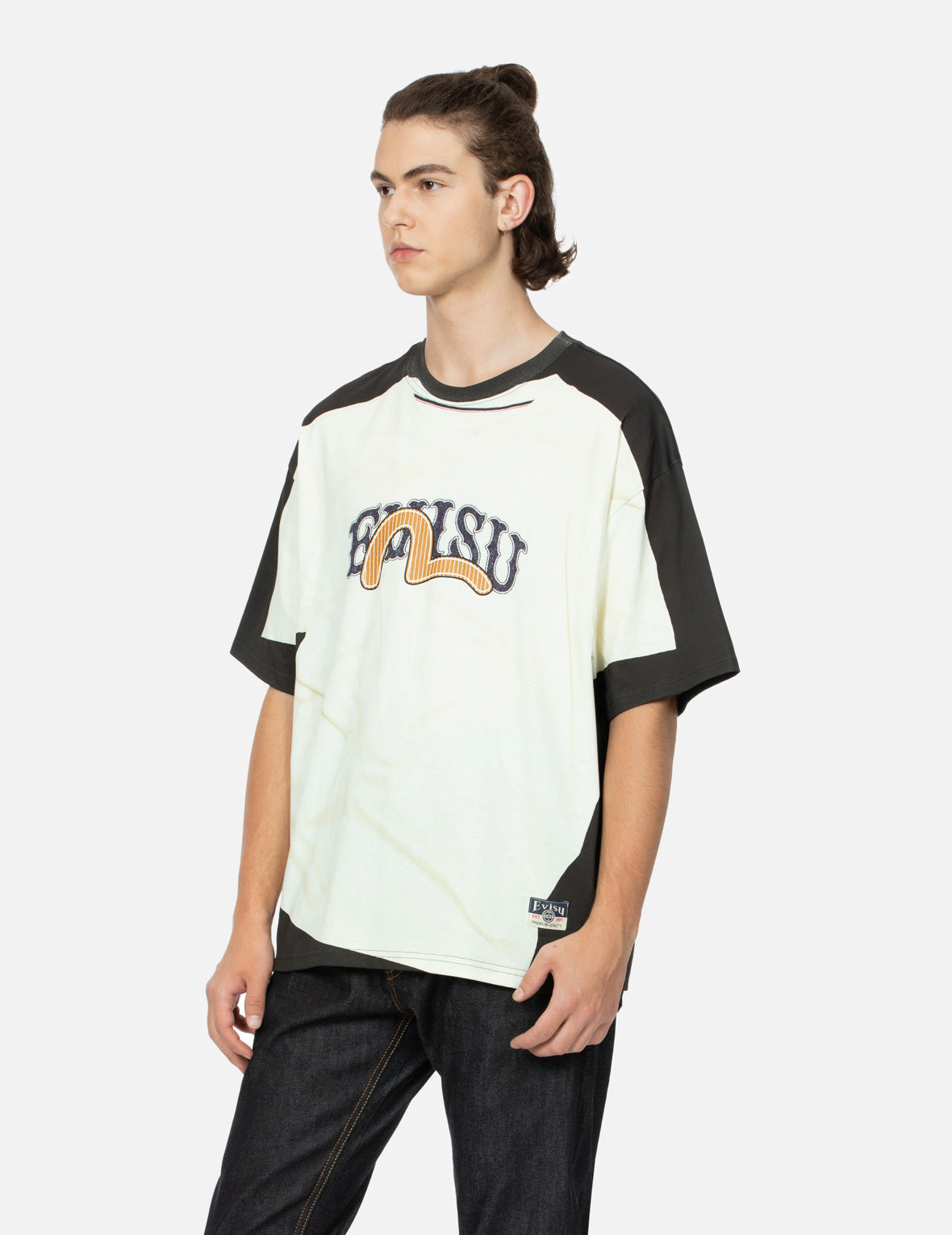 2 in 1 Logo & Seagull Print Loose Fit T-Shirt for Men - Comfortable Casual Wear for Beach, Travel & Everyday Outfits
