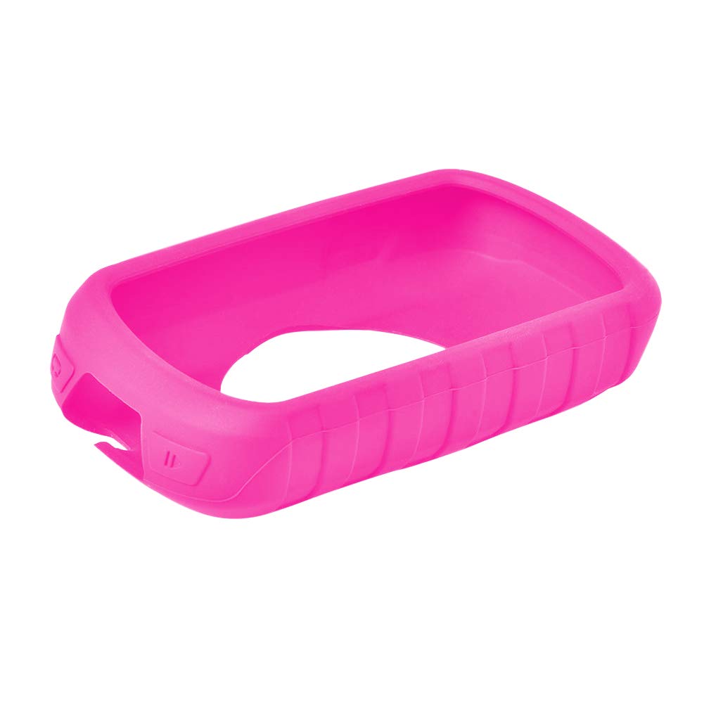 Garmin Edge 830 Bike Computer Case - Shockproof Silicone Cover with Screen Protector for Cycling GPS (Rose Red) | Perfect for Road Biking, Mountain Cycling & Outdoor Adventures