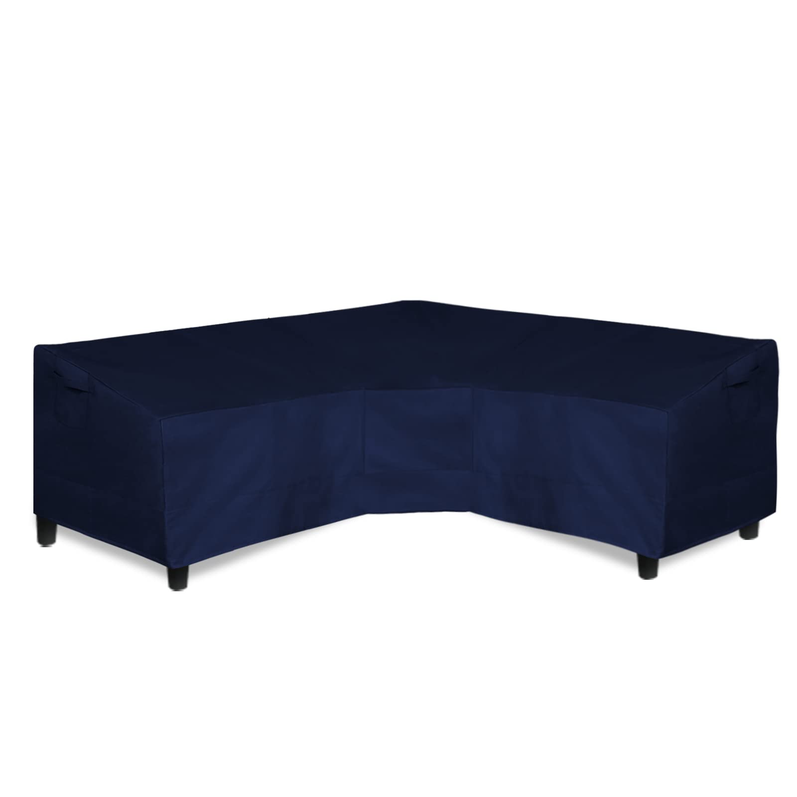 Waterproof Outdoor Sectional Sofa Cover - Heavy Duty V-Shaped Patio Furniture Cover with Air Vents (70