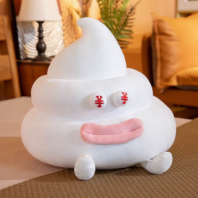 Cute Poop Plush Toy - Funny Kawaii Stuffed Animal for Gag Gifts, Stress Relief & Room Decor - Perfect for Prank Gifts, Office Desk Decor & Anime Lovers