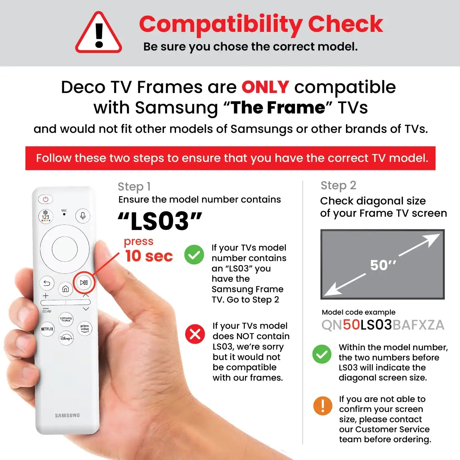 German Silver Alloy Prismatic Samsung Frame Bezel (2017-2020 Models) - Perfect for TV Screen Protection & Modern Home Decor