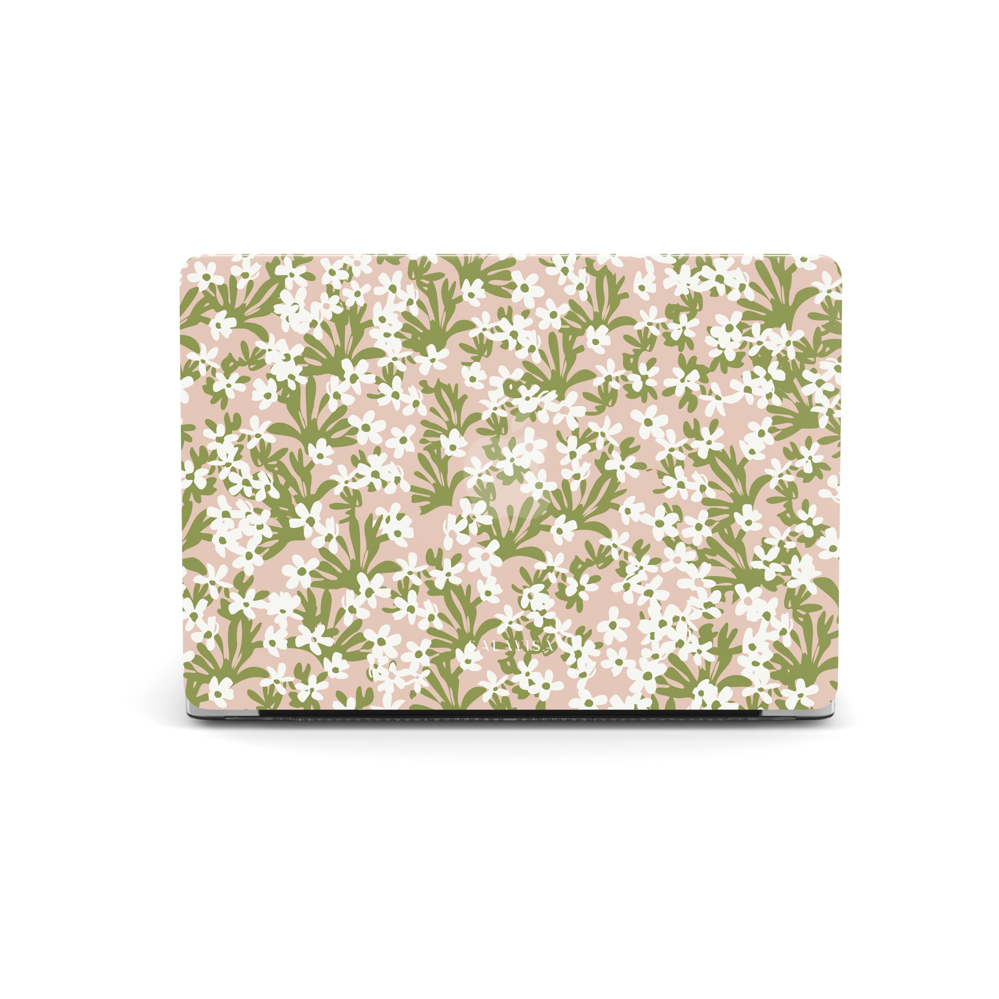 Boho Floral MacBook Case Cover - Stylish & Protective Laptop Sleeve for MacBook Air/Pro 13 14 16 Inch | Perfect for Work, Travel & College Students