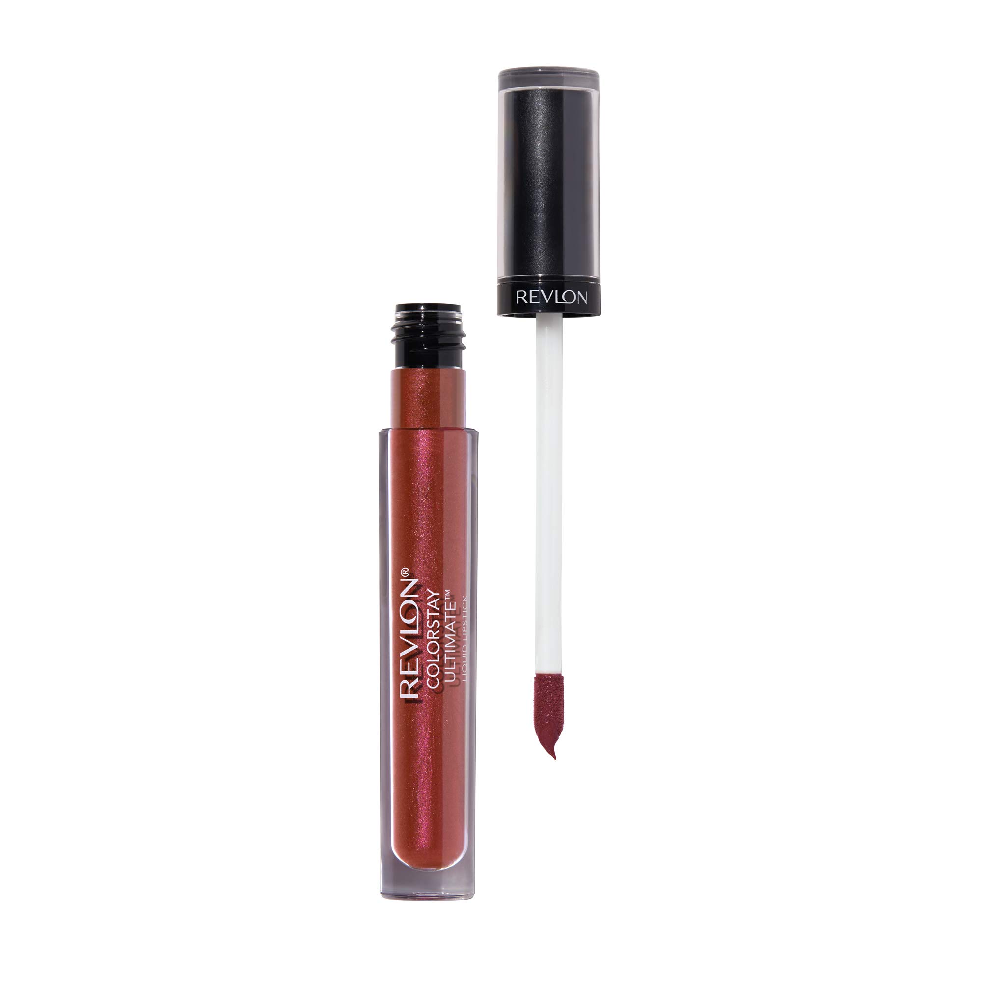 Revlon ColorStay Ultimate Liquid Lipstick - Long-Lasting 24HR Wear, Satin Finish, Rich Pigment - 095 Royal Raisin (0.1 fl oz) - Perfect for Parties, Date Nights & Everyday Glam