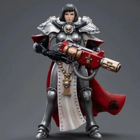 JOYTOY Warhammer 40k Adepta Sororitas Battle Sisters - Order of the Argent Shroud Sister Irmengard Action Figure | Collectible Miniature for Tabletop Gaming, Display & Warhammer 40k Fans
