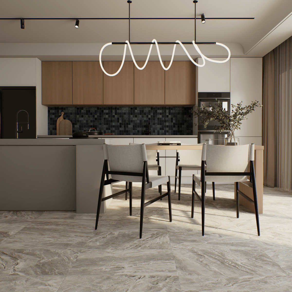 12 x 24 Inch Mayfair Stella Argento Matte Rectified Glazed Porcelain Wall Tile - Premium Kitchen & Bathroom Backsplash, Shower Walls, and Flooring Solution