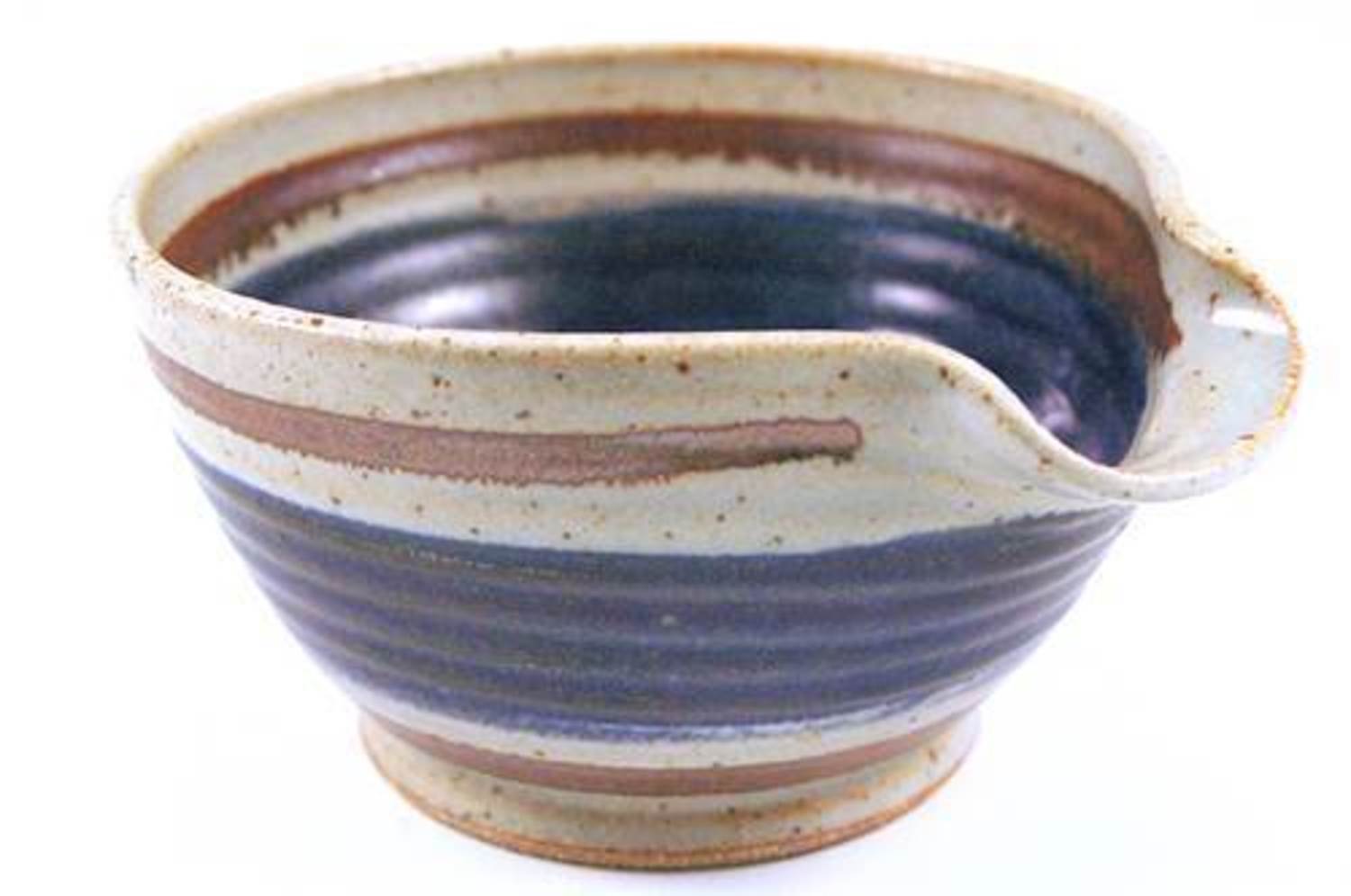 Clear Creek Pottery Mini Mixing Bowl - Old Republic Style Ceramic Bowl for Baking, Cooking & Serving - Perfect for Small Kitchen Tasks & Decorative Display