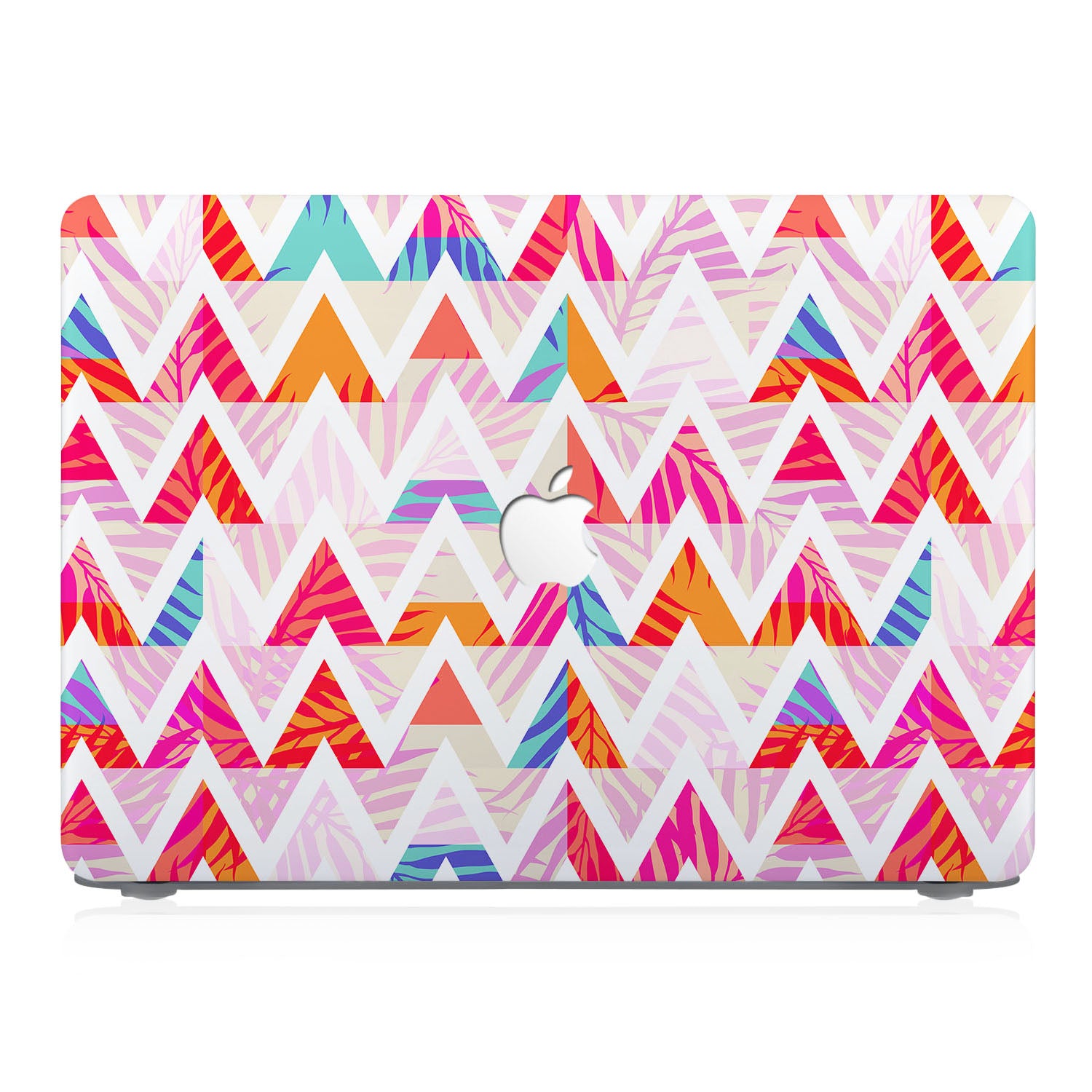 Premium Geometric Flower MacBook Case - Stylish & Protective Cover for MacBook Air/Pro - Perfect for Work, Travel & Everyday Use