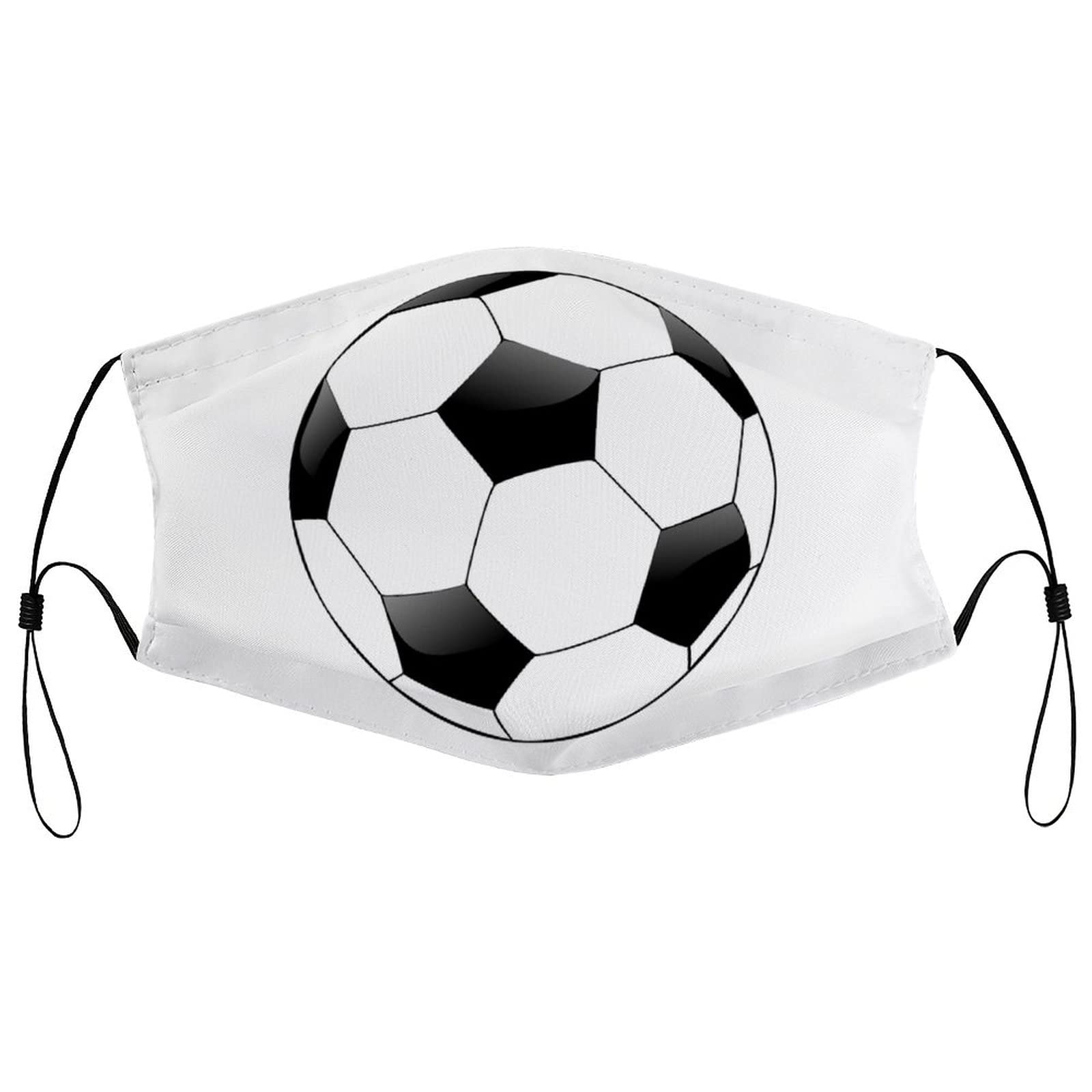 Washable Adjustable Reusable Football Face Mask with Filter Pocket - Includes 2 Filters for Men & Women - Perfect for Outdoor Sports, Training, and Cold Weather Protection