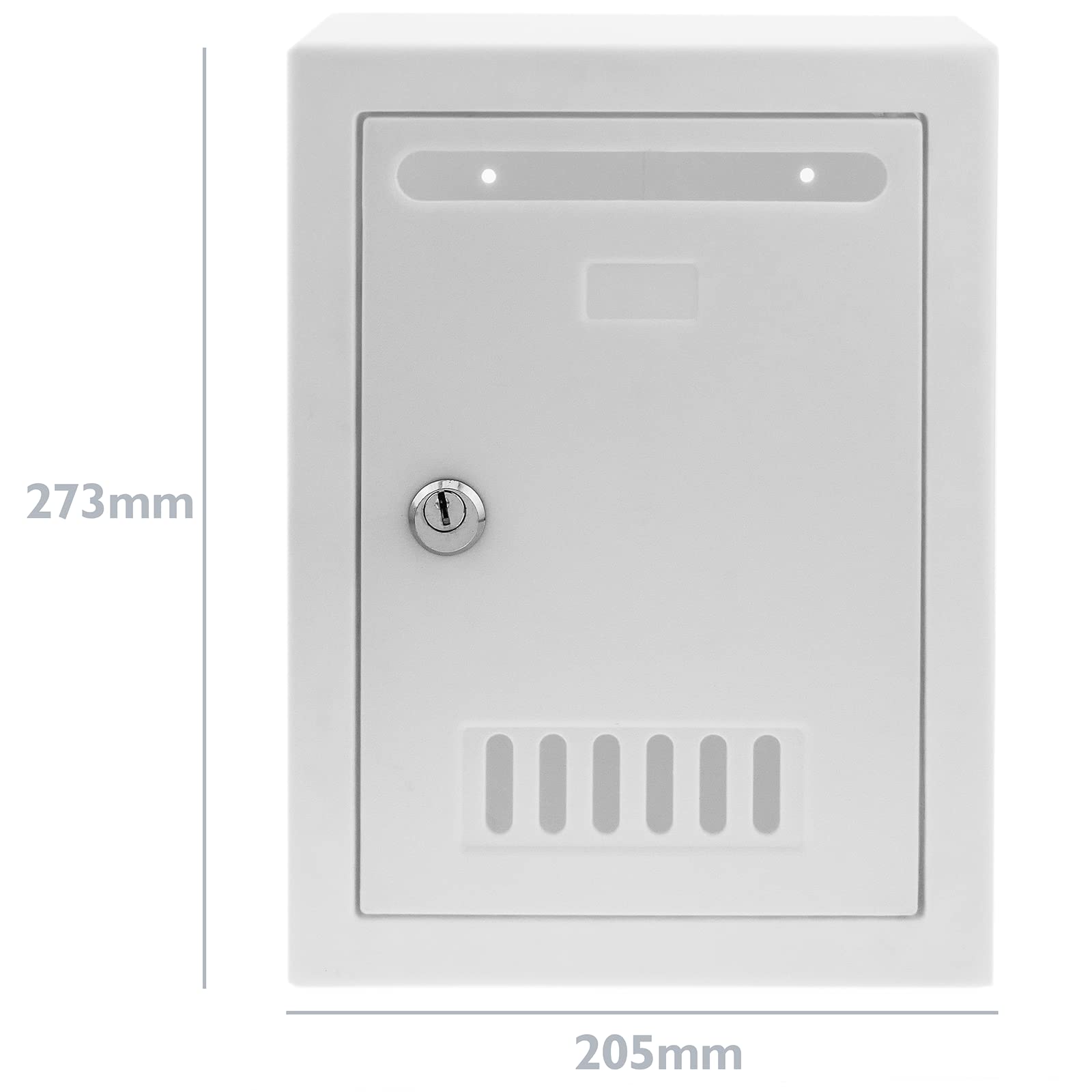 White Plastic Mailbox 8.1