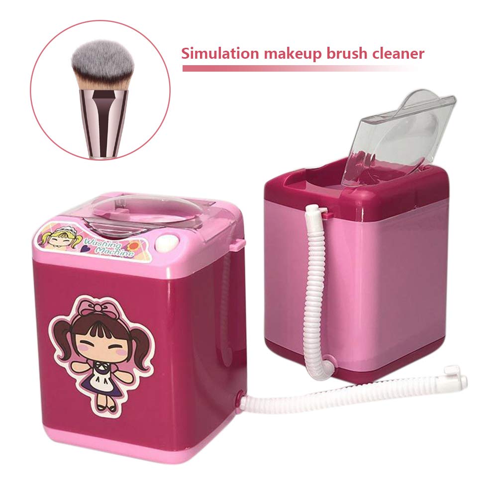 Automatic Makeup Brush Cleaner Machine - Electronic Deep Cleaning Device for Beauty Blenders, Cosmetic Brushes & Powder Puffs | Portable Mini Washing Machine for Professional & Home Use | Perfect for Salon, Travel & Daily Makeup Tool Maintenance