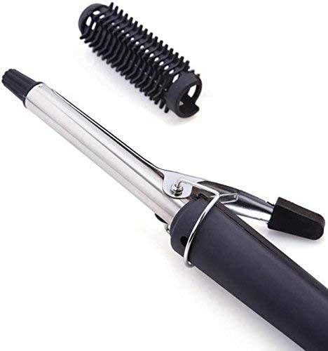 Best Hair Curling Iron Rod for Women - Professional 1 Inch Black Curling Wand for Long & Short Hair - Perfect for Salon, Home Styling & Special Occasions