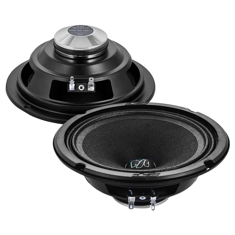 Machete MM 60 NEO V2 6.5 Inch Mid Range Speakers (Pair) - Premium Sound for Home Theater, Car Audio & Studio Monitor Systems