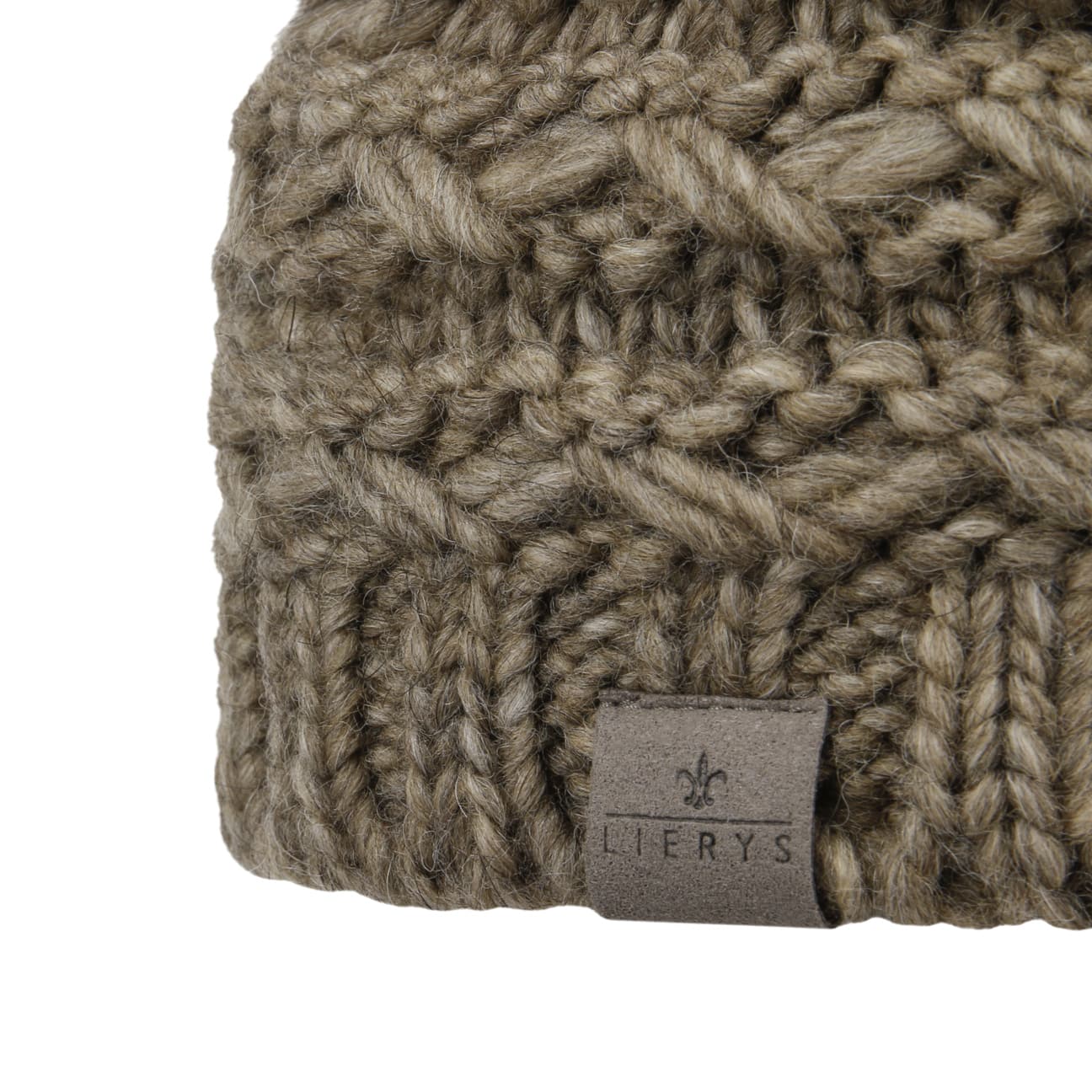 Lierys Pinea Oversize Knit Hat - Soft Chunky Cable Knit Beanie for Women & Men | Winter Warm Wool Hat for Outdoor Activities, Skiing & Snowboarding