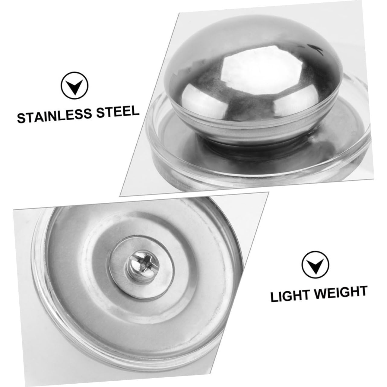 Cabilock 1-Piece Clear Plastic Dome Cupcake Cover - Food Safe Bread & Dessert Display Lid - Acrylic Cake Plate Cover for Bakeries, Parties & Kitchen Storage (White)
