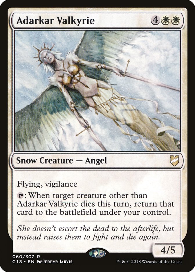 Adarkar Valkyrie - Commander 2018 MTG Card - Premium Foil Edition for Magic: The Gathering Commander Decks | Perfect for Competitive Play and Collectors