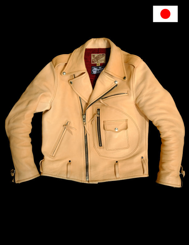 Vancouver NH 55 Saddle Horse D Pocket Double Riders Jacket - Classic Biker Style for Men & Women - Perfect for Motorcycle Riding, Casual Outfits & Outdoor Adventures