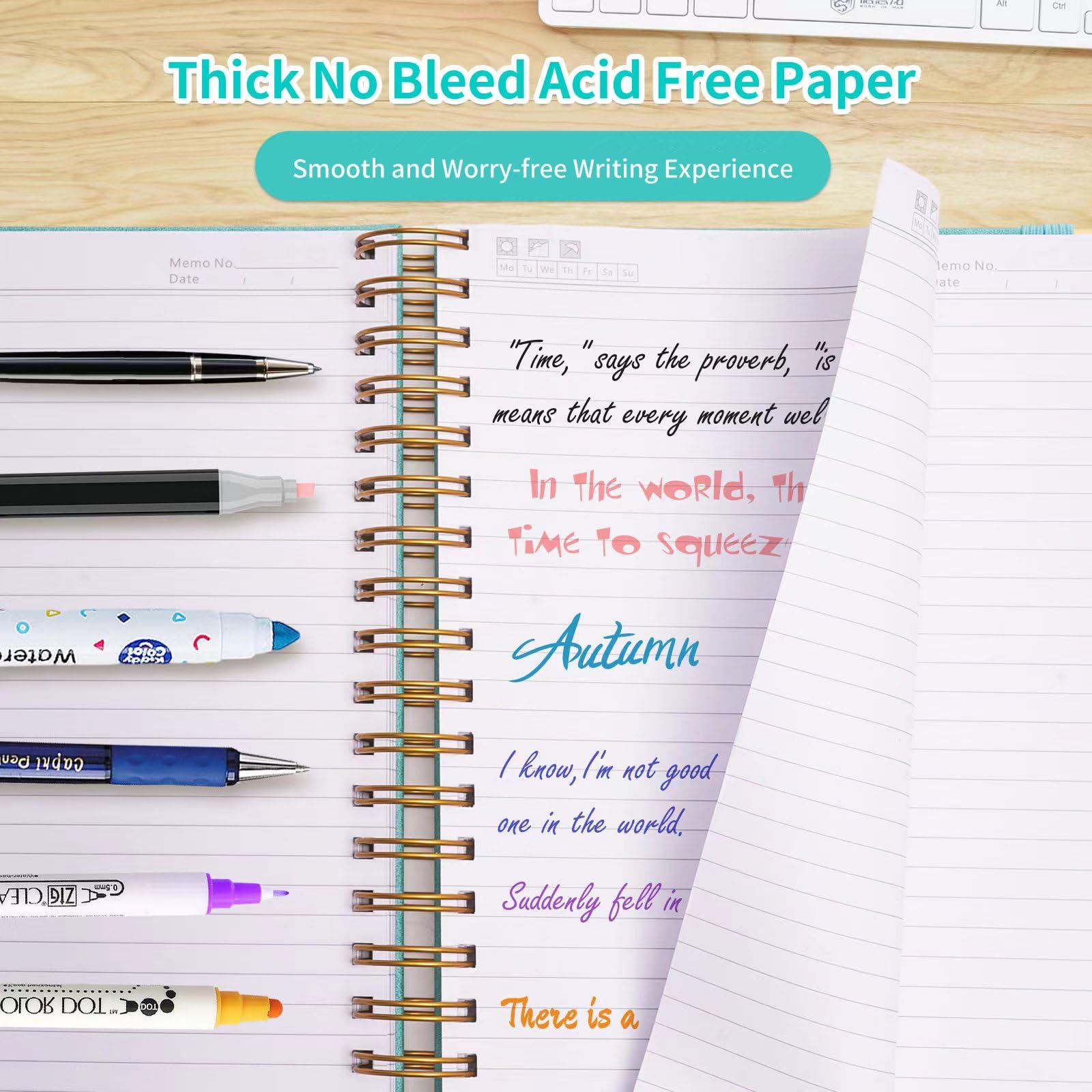Premium Spiral Notebook - College Ruled 8.5