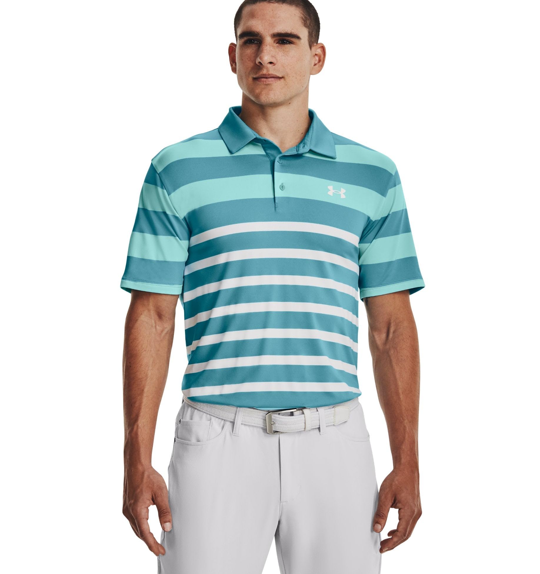 Under Armour Men's Performance Polo Shirt - Moisture-Wicking, Breathable & Quick-Dry Golf & Casual Wear