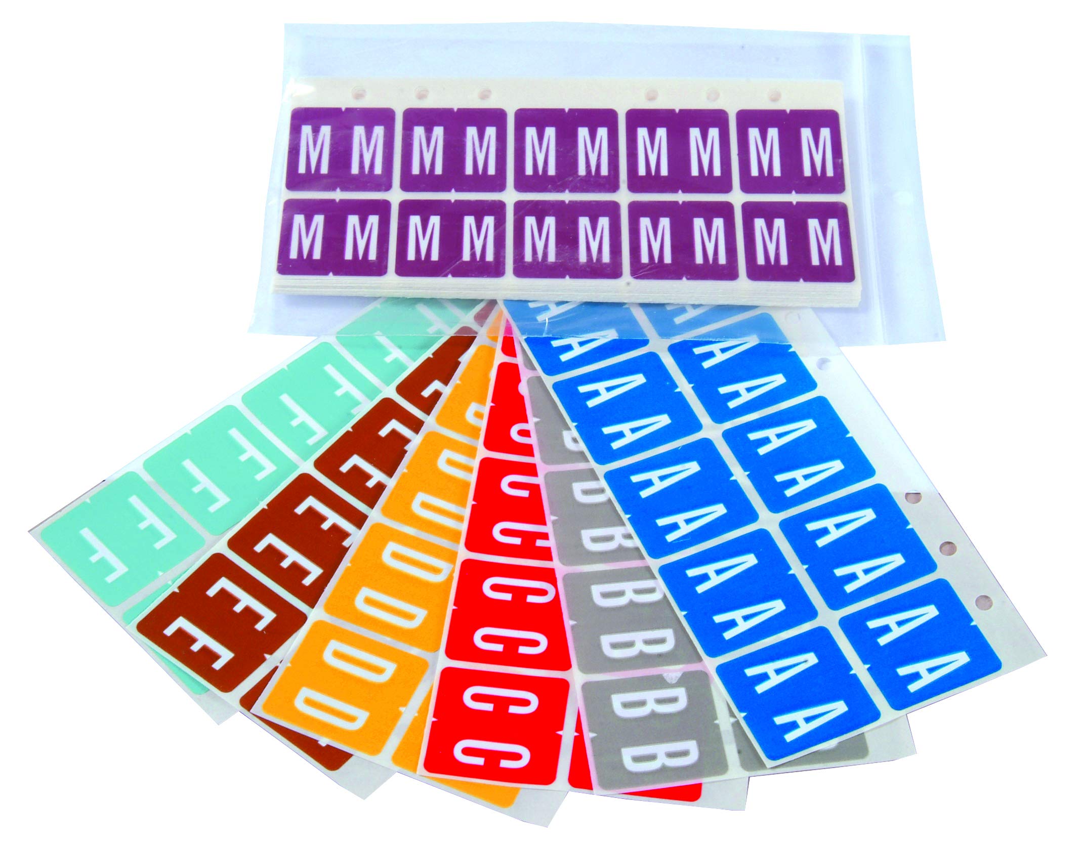 Doctor Stuff - Alphabet Letter File Folder Labels, 1 Pack A-Z & Mc on Ringbook Sheets (5400 Labels, 1.3