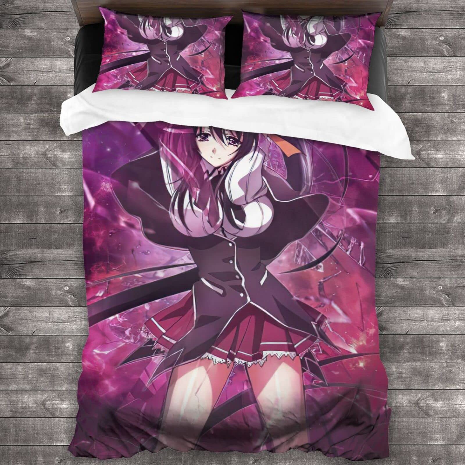 Anime High School DxD 3D Printed Bedding Set - 3 Piece All Season Duvet Cover (86