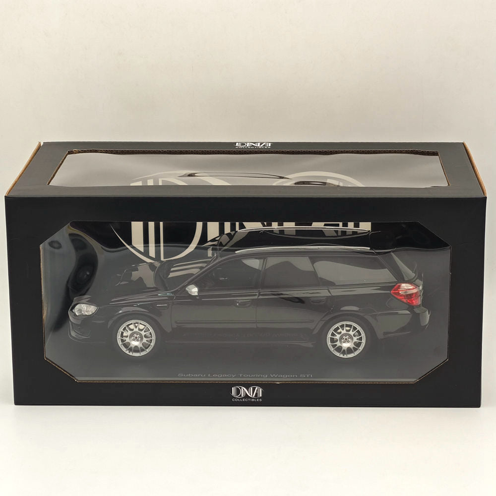 1/18 Scale Subaru Legacy Touring Wagon STI S402 Black Resin Diecast Model Car - Collectible Auto Toy for Adults, Perfect Gift for Car Enthusiasts | Display, Collection, Home Decoration