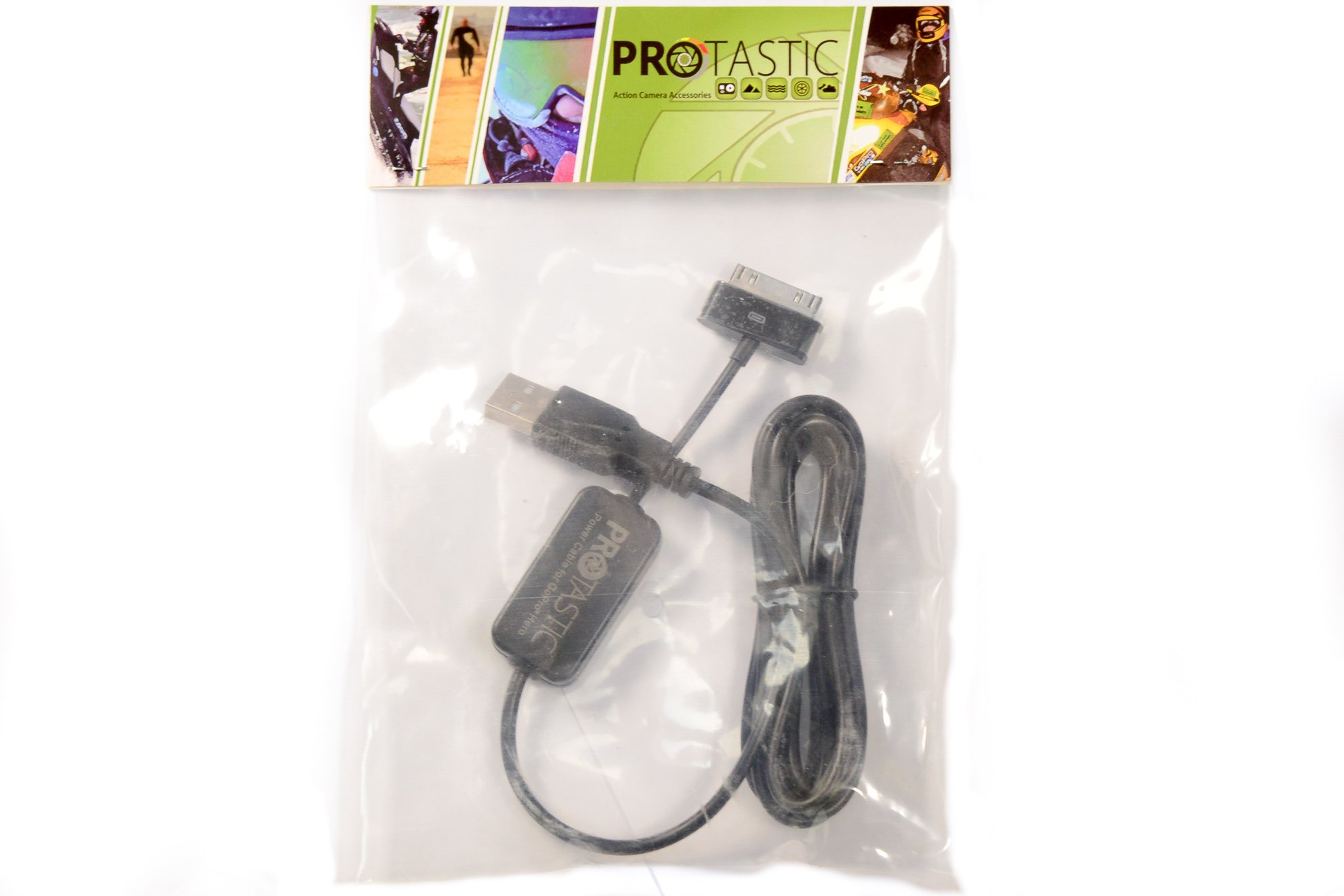 PROtastic USB Power Cable for GoPro Hero3+/Hero4 - Battery Eliminator for Continuous Charging - Perfect for Vlogging, Travel & Outdoor Adventures
