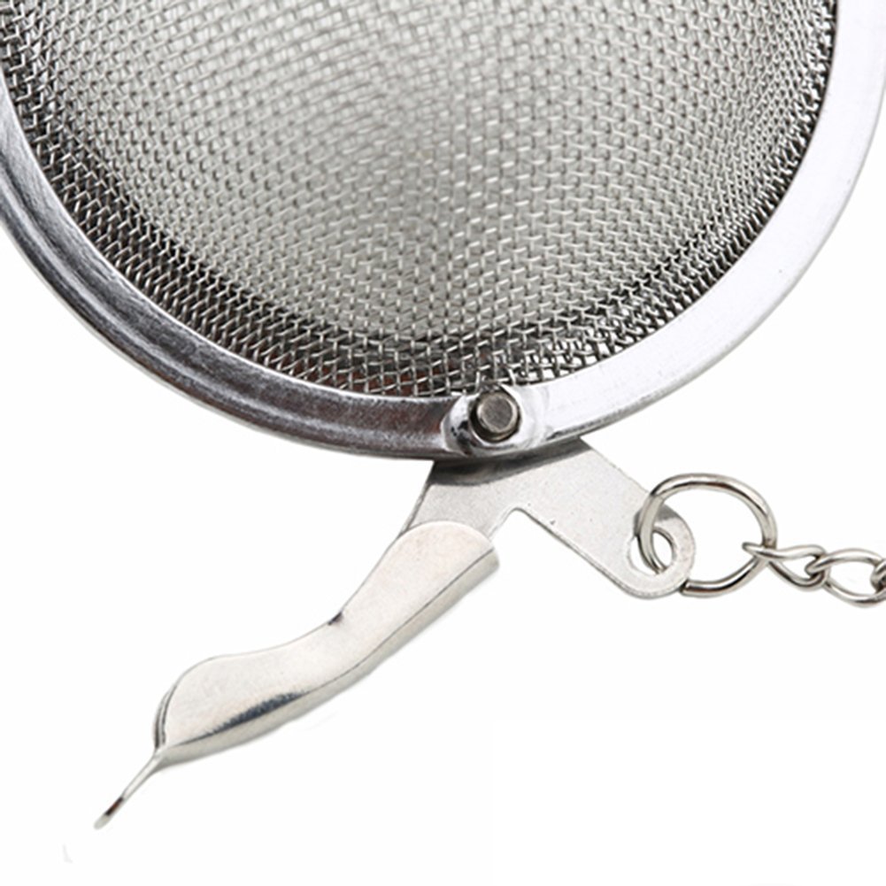 Premium Stainless Steel Mesh Tea Infuser Ball - Fine Strainer for Loose Leaf Tea - Perfect for Tea Lovers, Home & Office Use