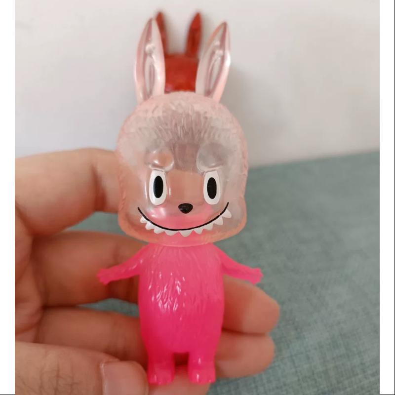 Labubu The Monsters Series 2 Clear Pink Vinyl Figure - Cute Collectible Art Toy for Display, Gifts & Anime Fans