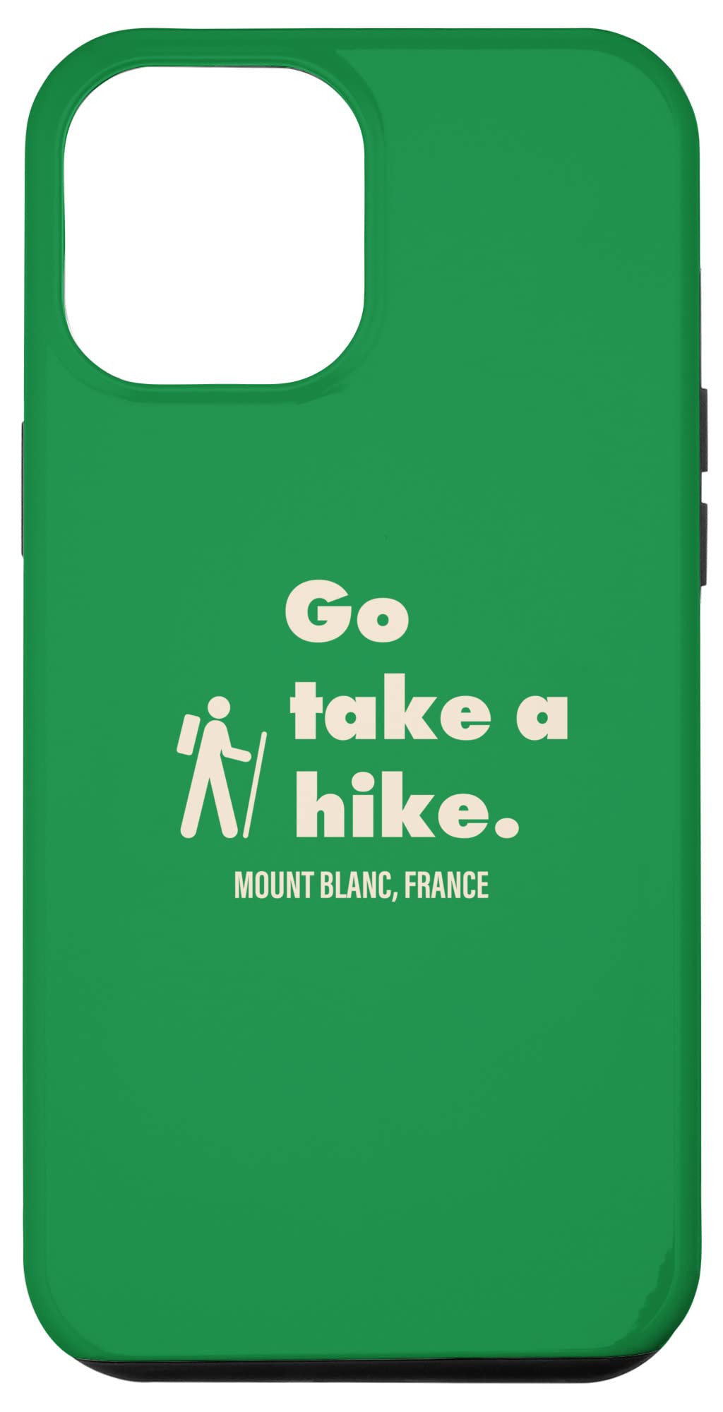 iPhone 12 Pro Max Case - Premium Mont Blanc France Inspired Retro Design - Perfect for Hiking, Travel & Outdoor Adventures