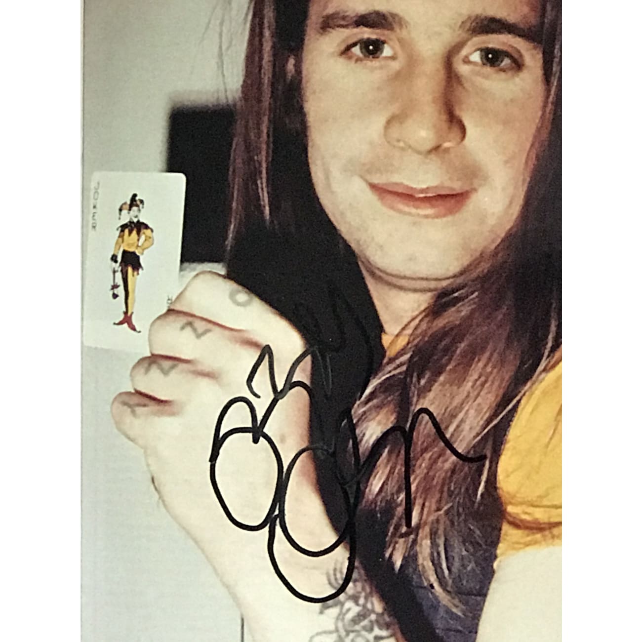 Authentic Ozzy Osbourne Signed Collage with Epperson COA - Perfect for Music Memorabilia Collectors & Rock Fans