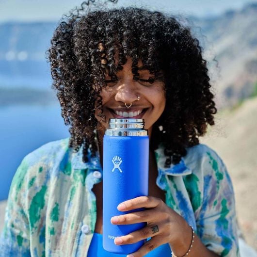 20 oz Wide Mouth Stainless Steel Water Bottle - Insulated, Leak Proof, BPA Free - Perfect for Hiking, Gym & Outdoor Adventures