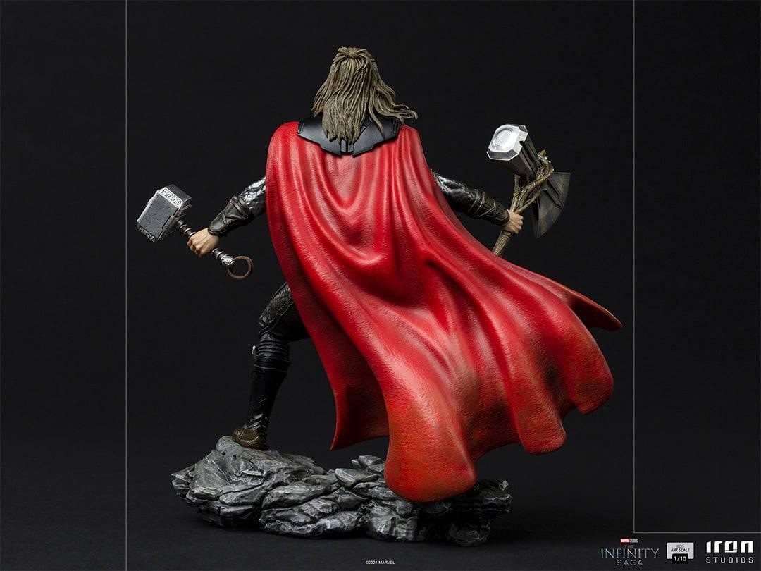 Iron Studios The Infinity Saga Thor Ultimate BDS Art Scale 1/10 Statue - Marvel Collectible Figure for Display & Home Decor