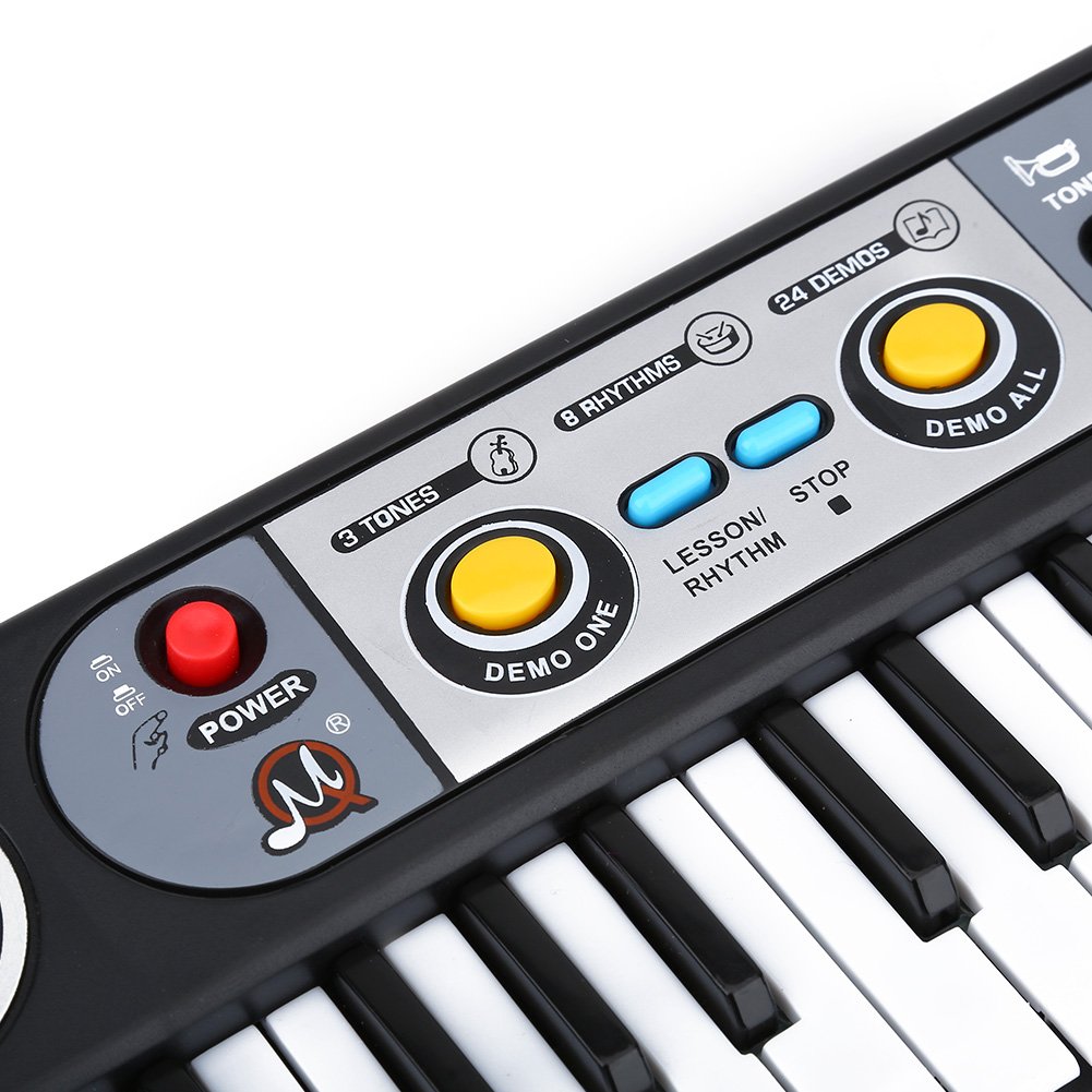 VGEBY1 37-Key Electric Digital Piano Keyboard for Kids - Portable ABS Plastic Piano with Built-in Speakers, Perfect for Beginners, Home Practice & Music Learning