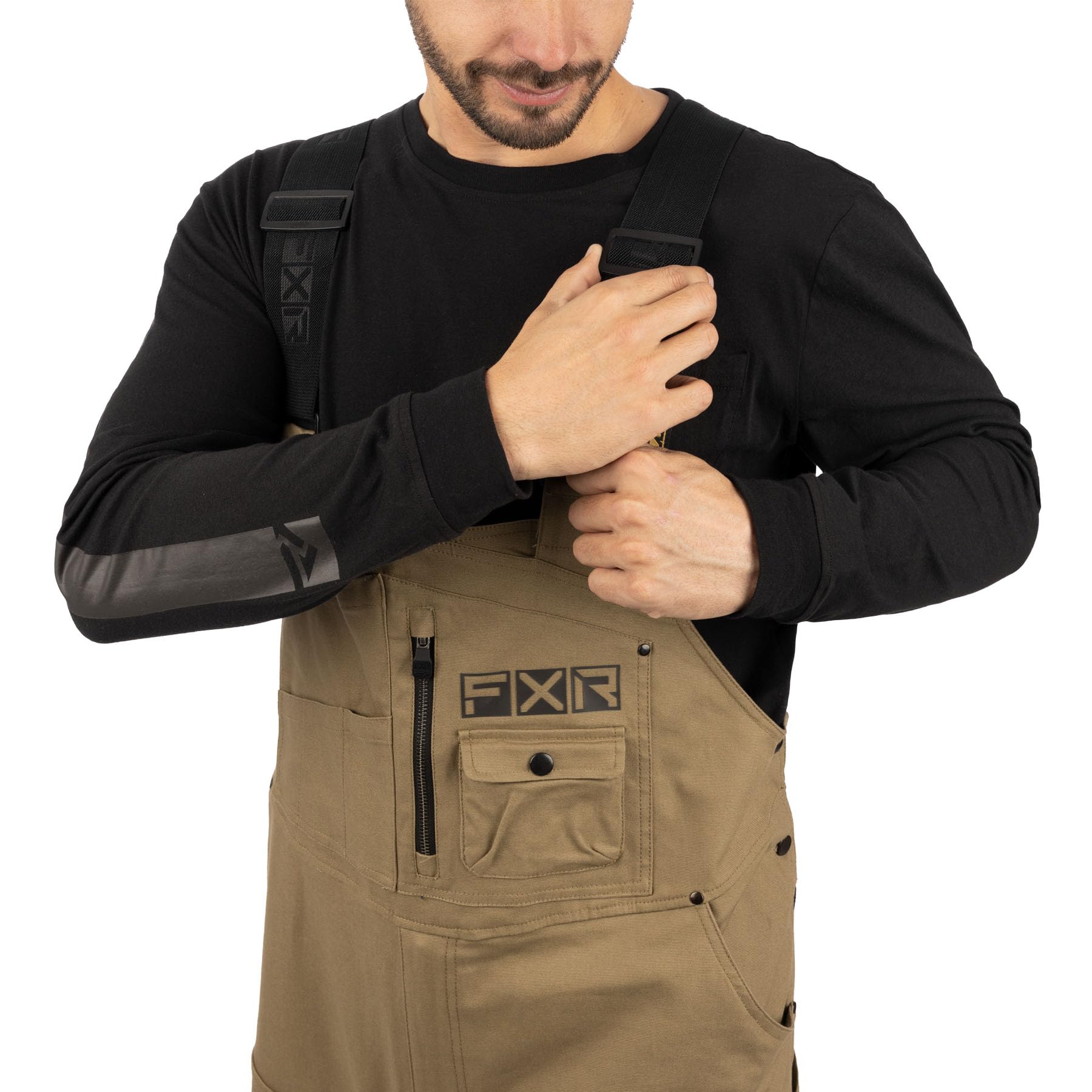 FXR Unisex Task Overall Bib Pant 2025 - Heavy Duty Canvas Work Overalls for Men & Women - XL Size - Perfect for Construction, Farming & Outdoor Workwear