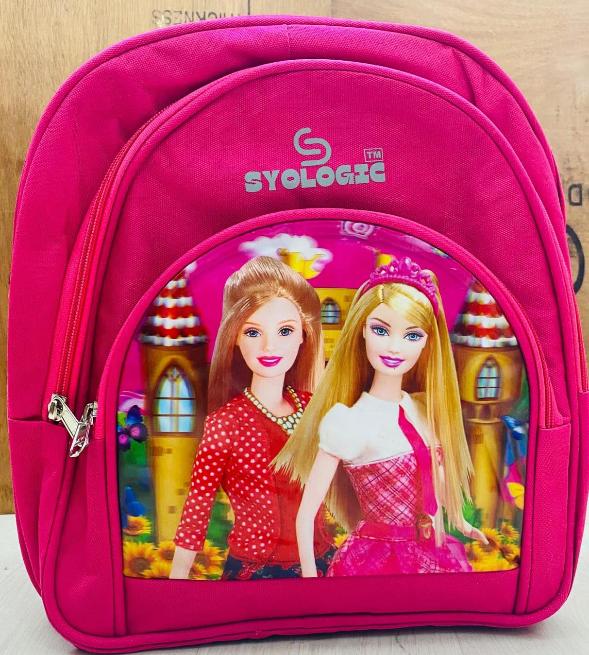 SYOLOGIC 25L Printed Kids School Backpack - Lightweight & Durable Pink Bookbag for Boys & Girls - Perfect for Elementary, Middle School & Travel