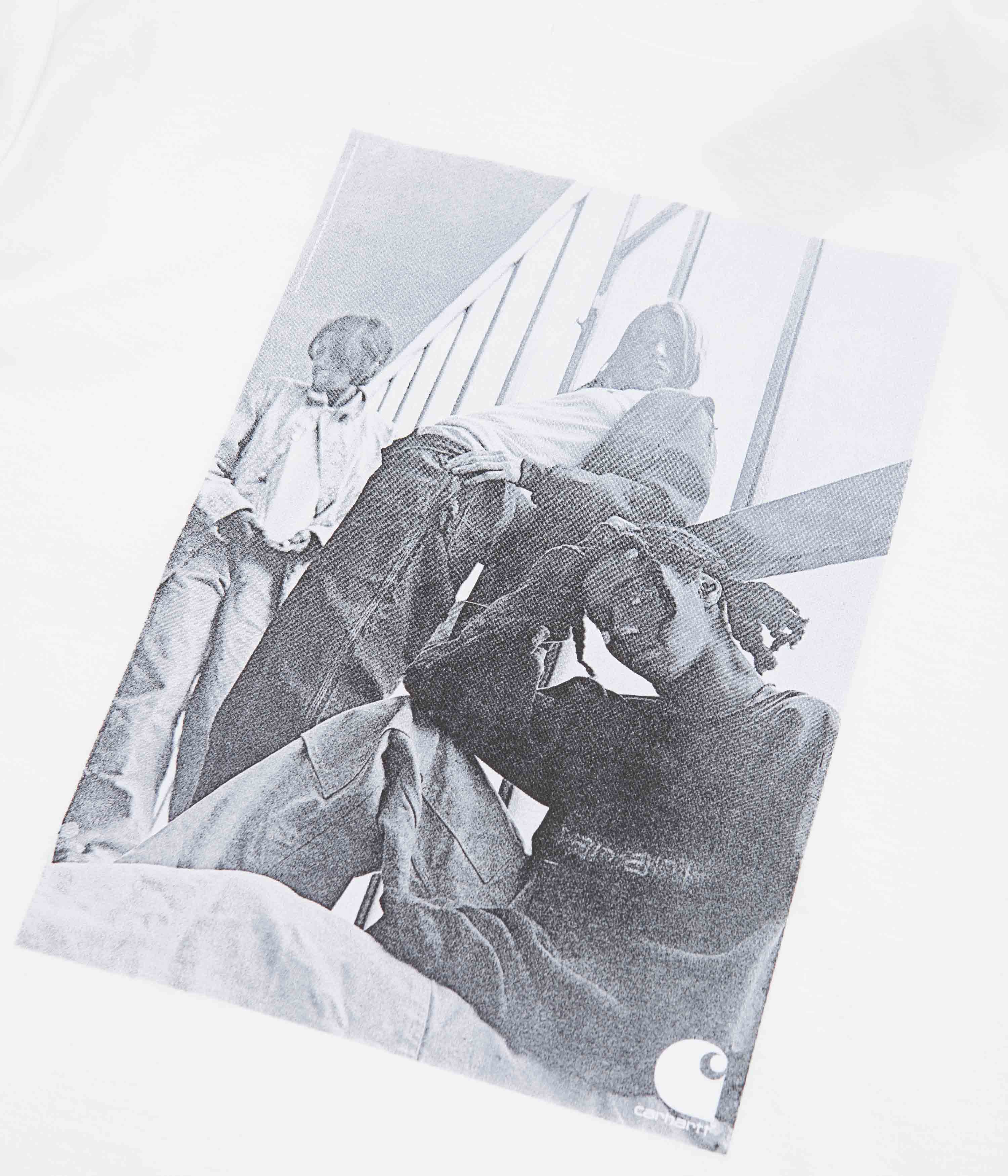 Carhartt Archive Girls T-Shirt - White | Soft Cotton Short Sleeve Tee for Kids | Perfect for School, Playdates & Casual Outings