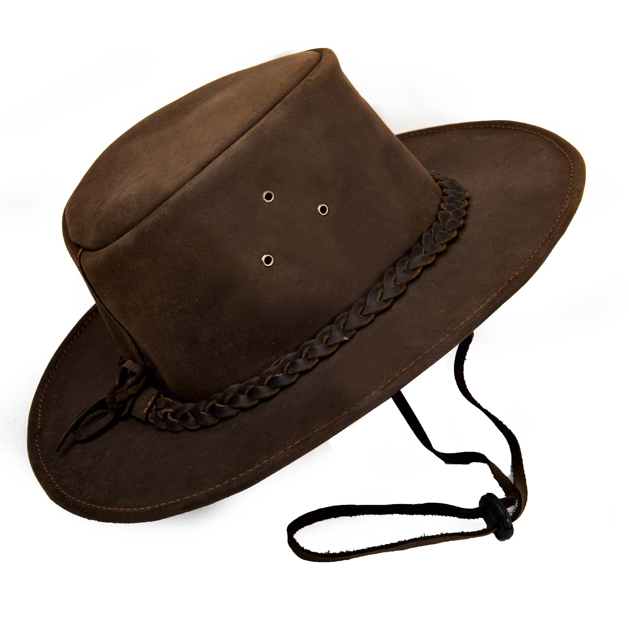 Premium Hulara Genuine Leather Cowboy Hat for Men & Women - Handcrafted Western Style Durable Cowboy Hat - Perfect for Rodeo, Country Music Festivals & Outdoor Adventures