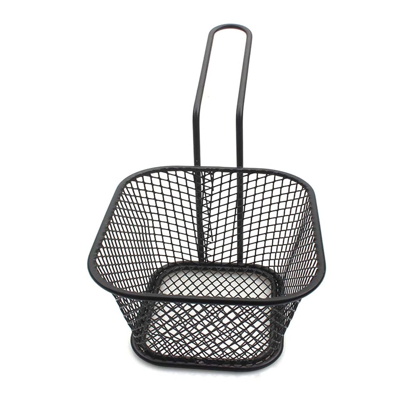 Stainless Steel French Fry Basket - Mini Deep Fryer Basket for Chips, Chicken Wings & Snacks - Non-Slip Handle Grease Strainer for Kitchen & Restaurant Use - Perfect for Frying, Cooking & Food Prep