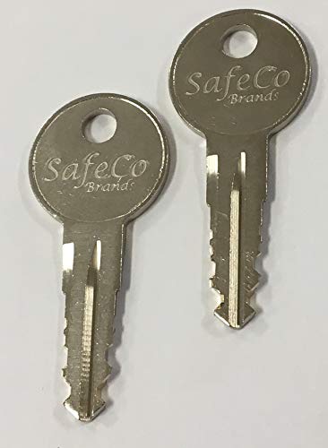 Yakima Cargo Roof Top Carrier Replacement Keys (Set of 2) - Key Numbers A131 to A155 - Compatible with SafeCo Brands - Perfect for Lost or Spare Keys for Vehicle Roof Racks