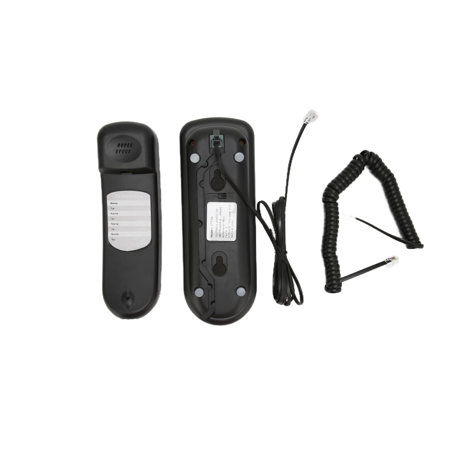 **Best Corded Landline Phone with Caller ID - Wall Mountable Mini Telephone for Home & Office - Reliable Communication for Elderly & Emergency Use**