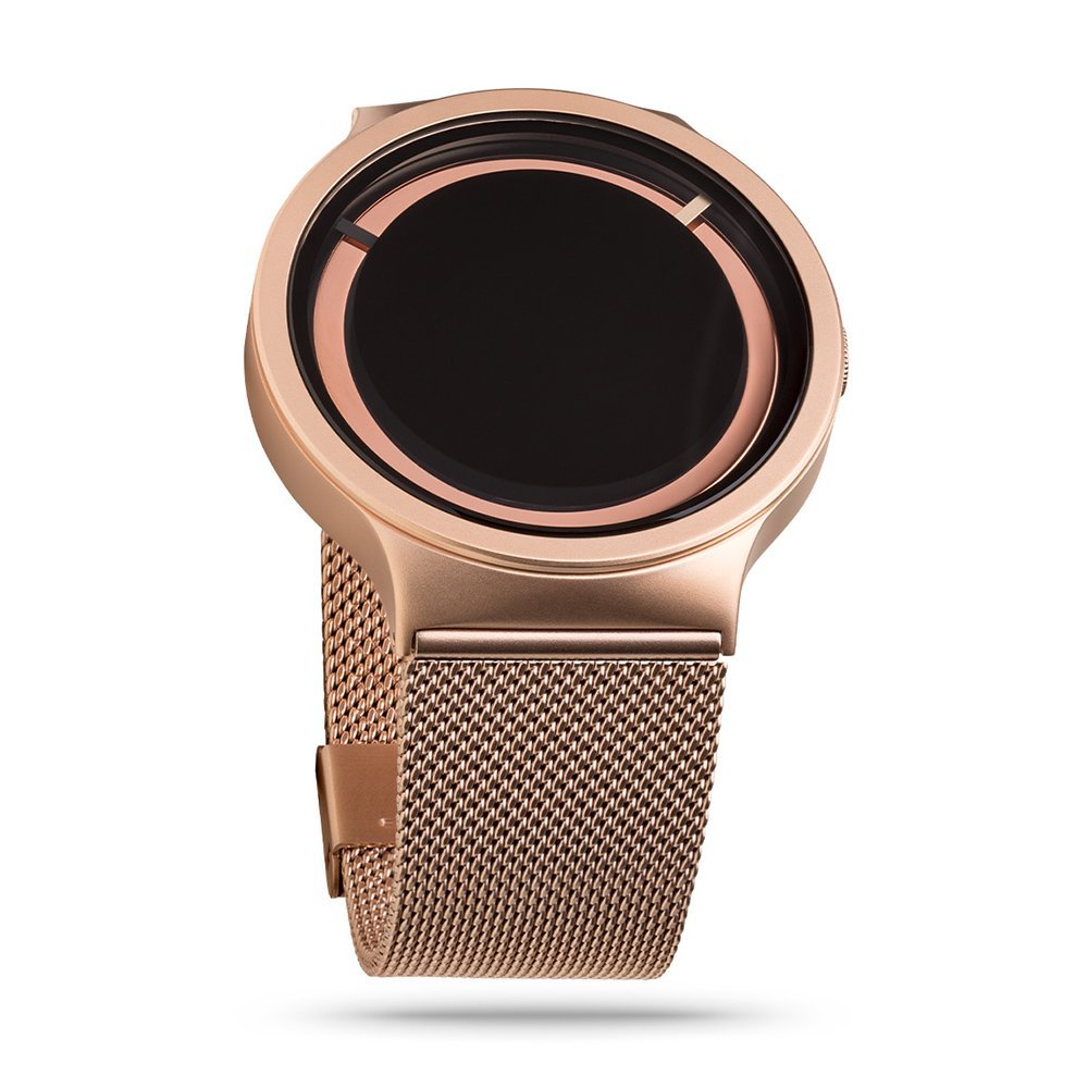 Eclipse Steel Unisex Watches - Rose Gold Stainless Steel Waterproof Watch for Men & Women | Perfect for Casual, Business & Outdoor Activities