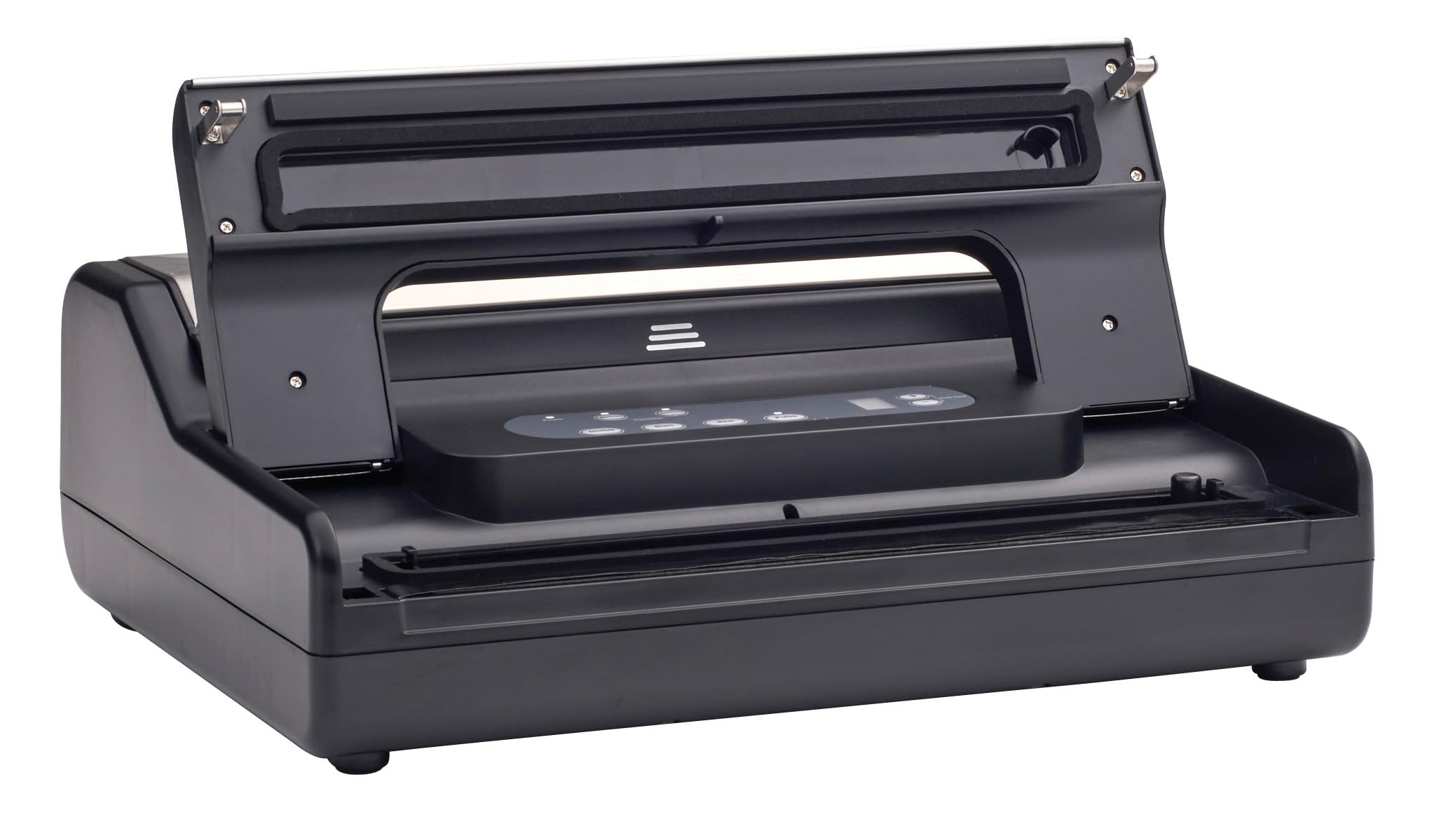 Commercial Vacuum Sealer Machine with Built-In Cutter & LED Display - Food Saver for Dry/Wet Foods, Marinating Function - Perfect for Meal Prep, Sous Vide & Food Storage (29W-001)