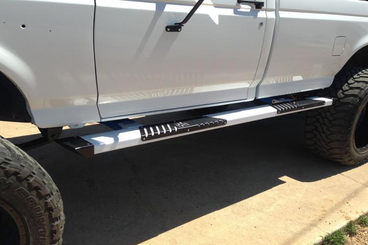Bodyguard T2S1F992X Step Bars for 1999-2016 Ford F250/F350 Super Duty Regular Cab - Heavy Duty Running Boards with Single Step Design | Perfect for Off-Roading, Truck Access & Easy Entry/Exit