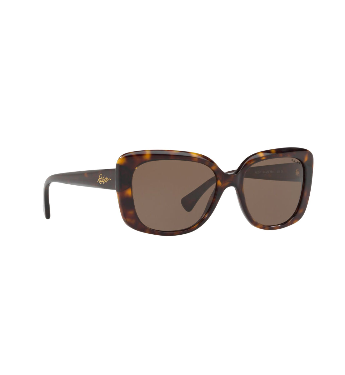 Ralph Lauren Ra5241 Shiny Dark Havana Polarized Sunglasses for Men & Women - UV Protection, Stylish Aviator Design for Driving, Beach & Outdoor Activities