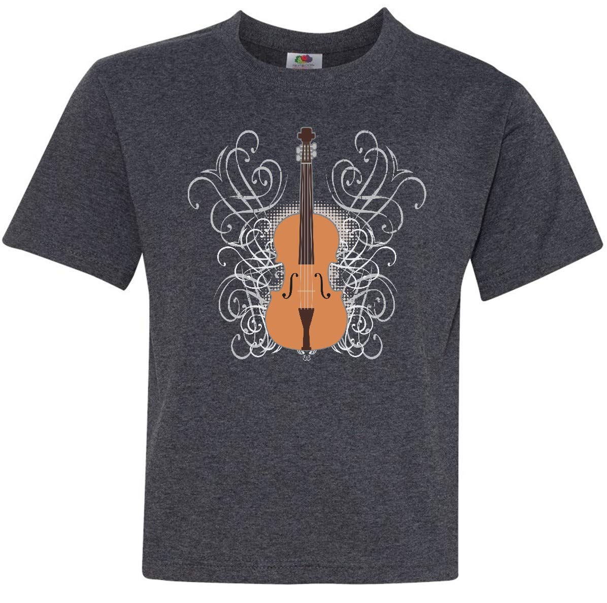 Inktastic Violin Musician Gift Youth T-Shirt - Perfect for Music Lovers, Orchestra Performances & Casual Wear