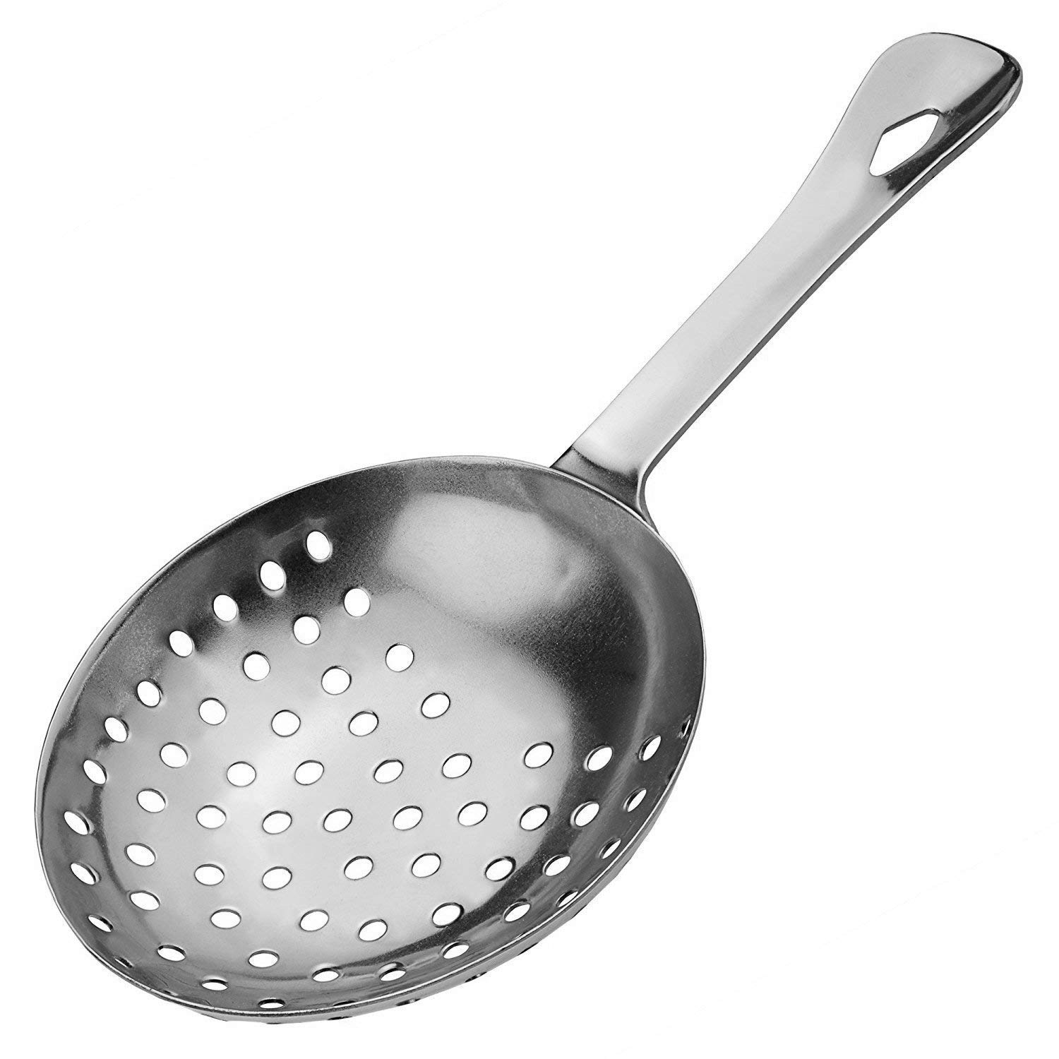 Premium Stainless Steel Cocktail Strainer - Julep & Hawthorne Style Bar Strainer for Mixing Drinks | Professional Bartender Tools & Bar Accessories | Perfect for Home Bars, Cocktail Parties & Mixology Enthusiasts
